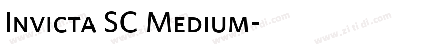 Invicta SC Medium字体转换